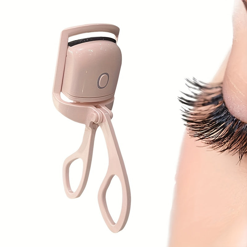 ABS Electric Eyelash Curler, Modern Beauty Eye Instrument for Home, Long-Lasting Curl Electric Eye Lash Perm Eyelashes Clip Eyelash Curler Device Makeup Tools