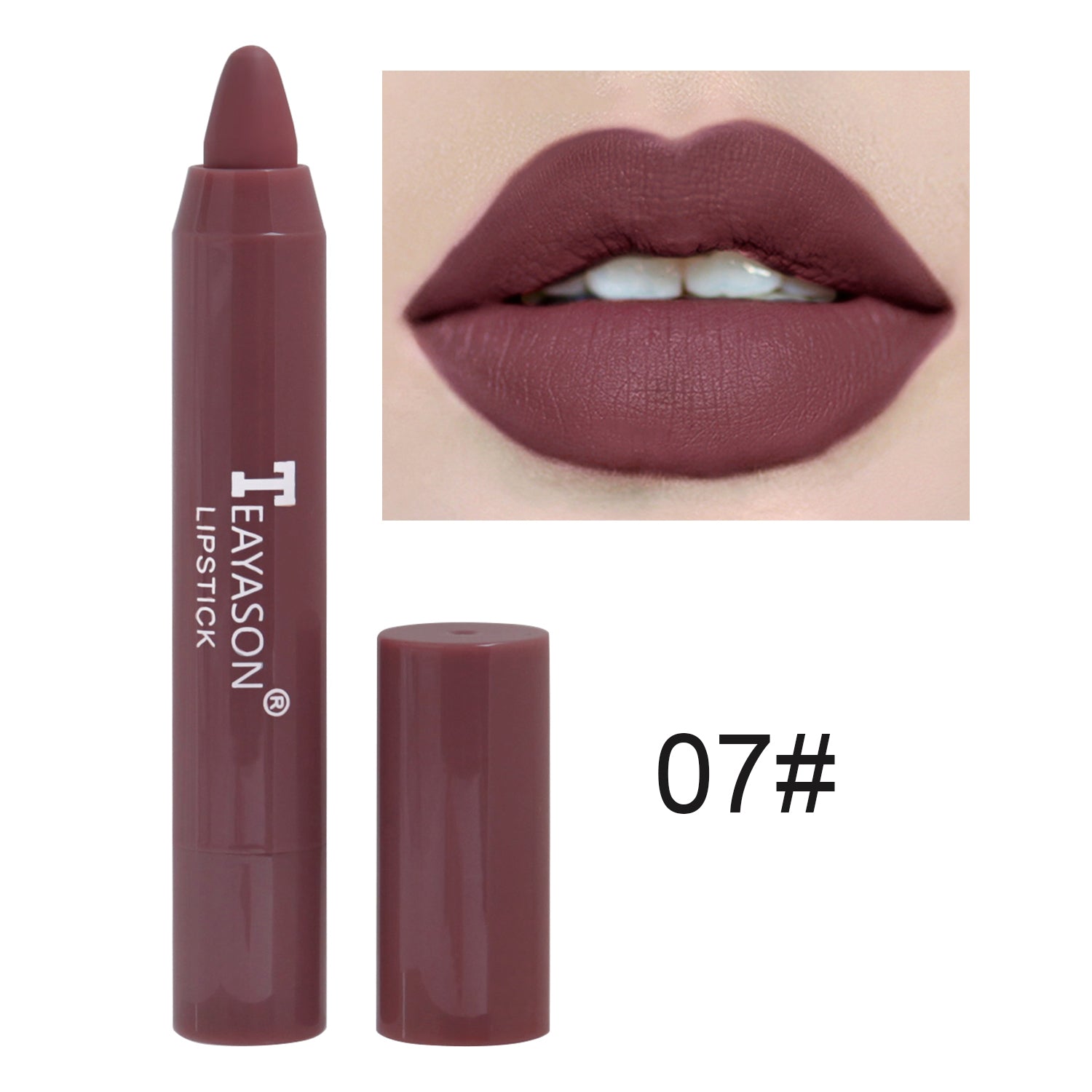 12 Colors Sexy Matte Lipstick Waterproof Long Lasting Color Rendering Non-stick Velvet Lips Liner Pencil Woman Makeup Cosmetics Valentine's Day Gifts