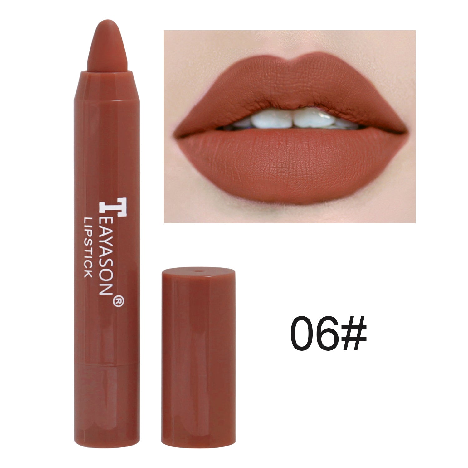12 Colors Sexy Matte Lipstick Waterproof Long Lasting Color Rendering Non-stick Velvet Lips Liner Pencil Woman Makeup Cosmetics Valentine's Day Gifts